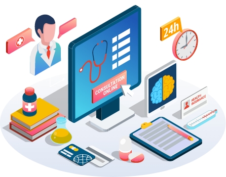 Healthcare professional using a digital form to improve patient care